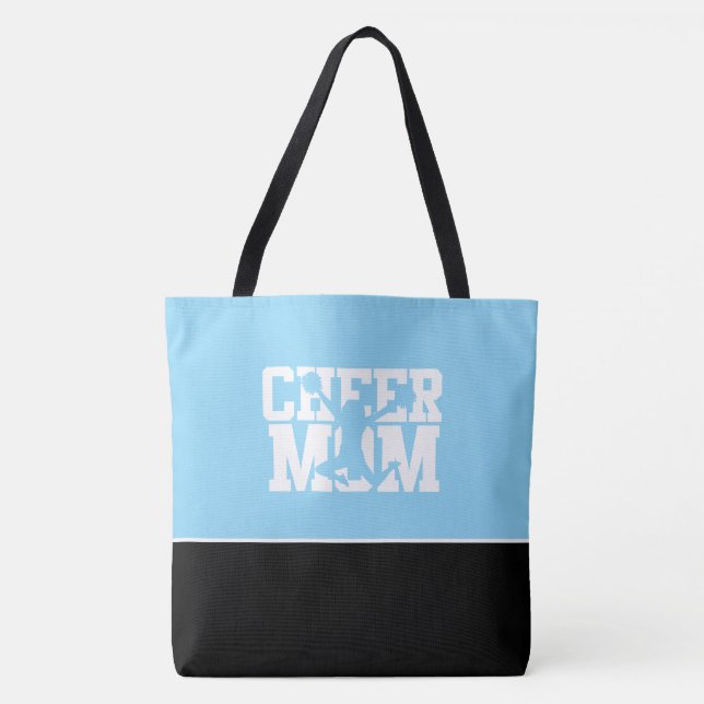 Large Cheer Mom Tote Bag (Front)