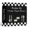 Large Chequerboard Personalized Recipe Binder