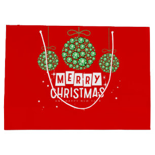 Large Christmas Ornament Gift Bag