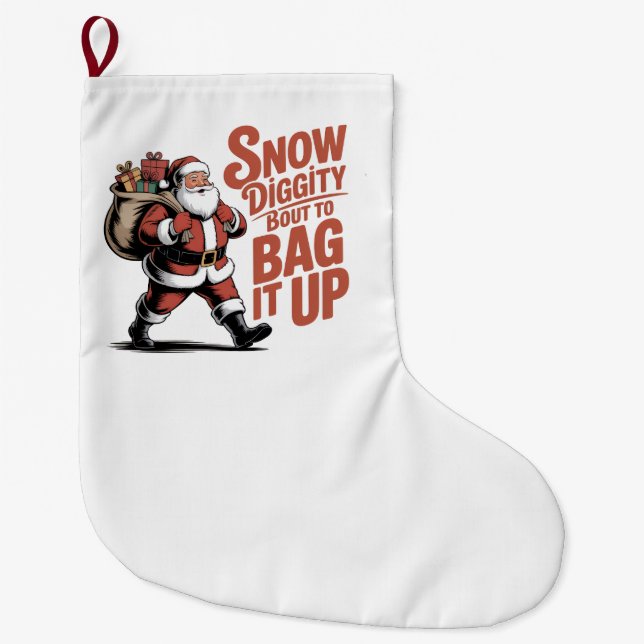   LARGE CHRISTMAS STOCKING (Front)