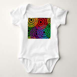 Large Circles  Baby Bodysuit