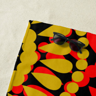 Large Circles Beach Towel