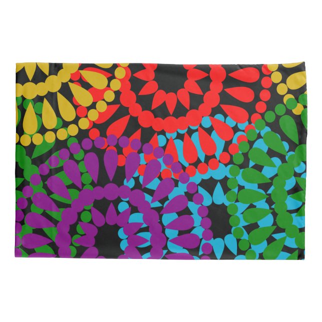 Large Circles  Pillowcase (Back)