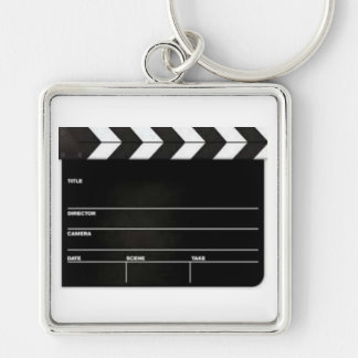 Large ClapBoard Film Slate Keychain