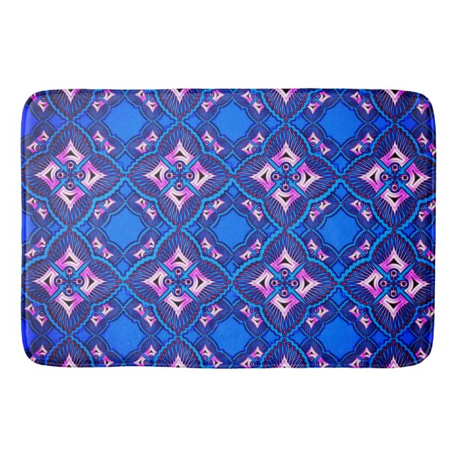 Large Colourful Digital 3D Design Bath Mat - Perfe (Front)