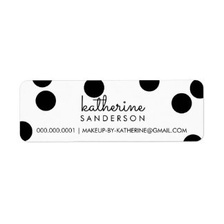 LARGE CONFETTI SPOT modern bold black and white