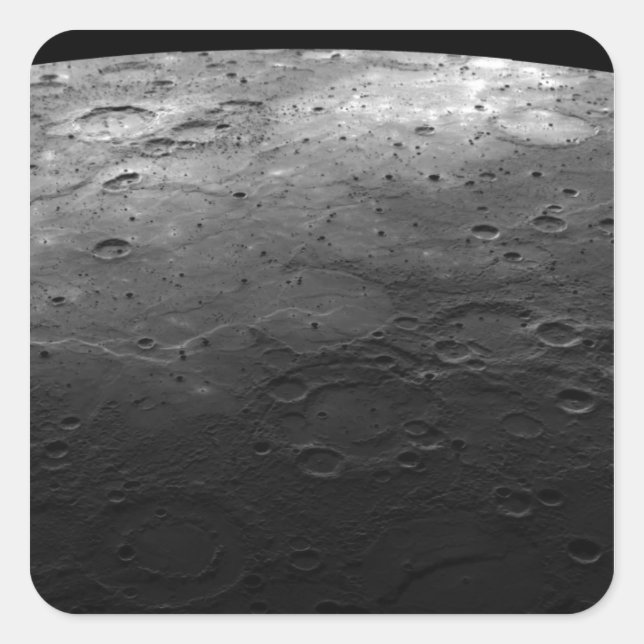 Large craters on the planet Mercury Square Sticker (Front)