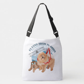 Large Crossbody Tote Bag w/logo