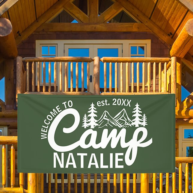 Large Custom Camp Bachelorette Party Cool Welcome Banner (Creator Uploaded)