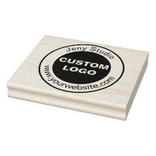 Large Custom Logo Rubber Stamp, For Carrier Bags  Rubber Stamp