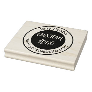 Large Custom Logo Rubber Stamp, For Carrier Bags Rubber Stamp