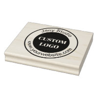 Large Custom Logo Rubber Stamp, For Carrier Bags