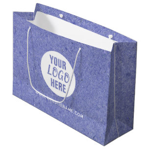 Large Custom Logo/Text Shopping Kraft Large Gift Bag