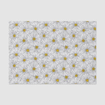 Large Daisy 10lb Tissue Paper, White