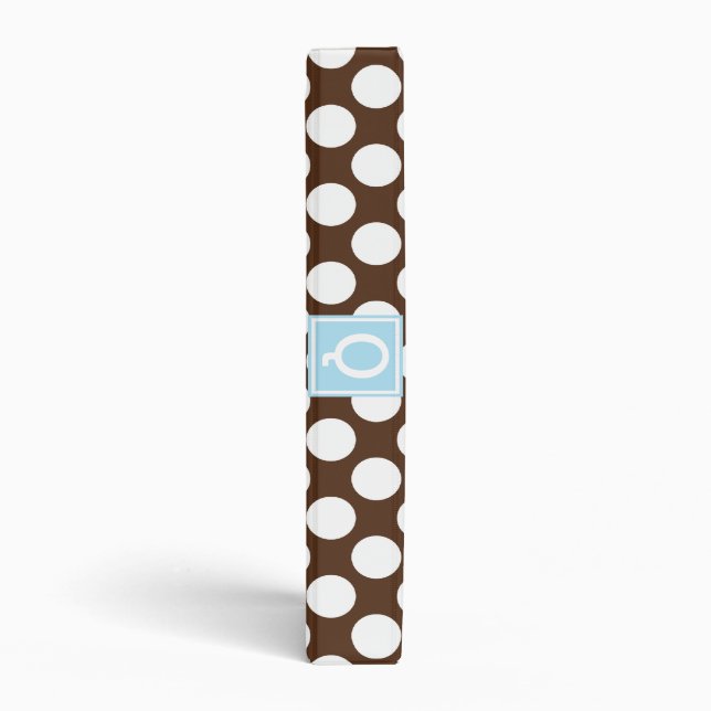 Large Dot Brown Binder (Spine)