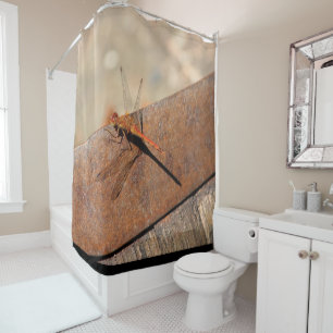 Large Dragonfly Shower Curtain