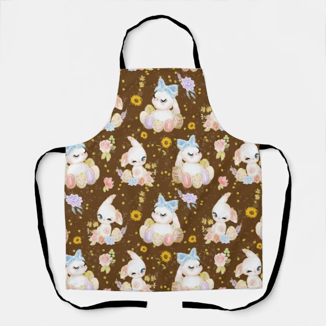 Large Easter Eggs Apron (Front)