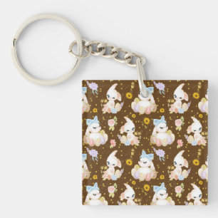 Large Easter Eggs Keychain