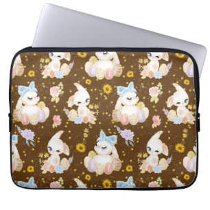 Large Easter Eggs Laptop Sleeve