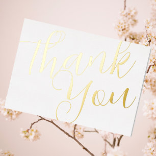 Large Elegant Thank You   Whimsical Handwritten