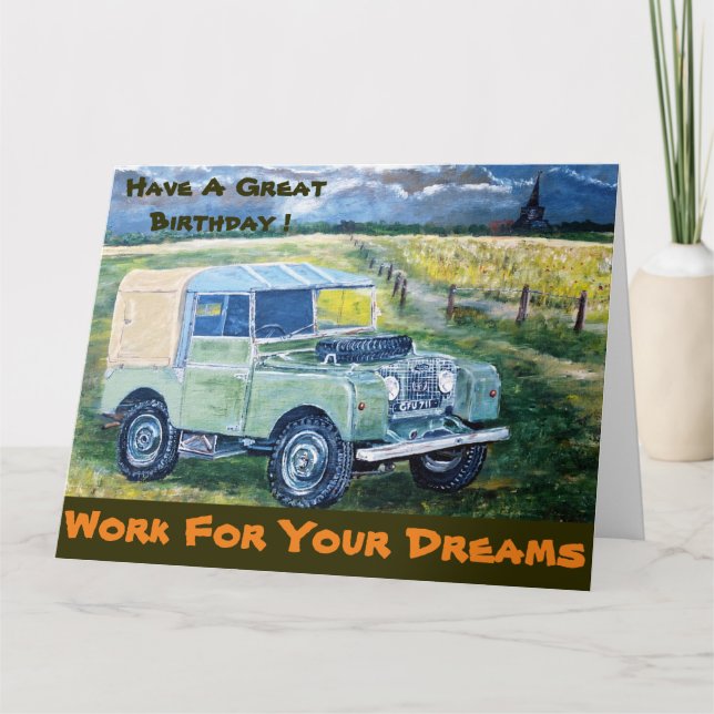 Large Encouragement /Birthday Card (Front)