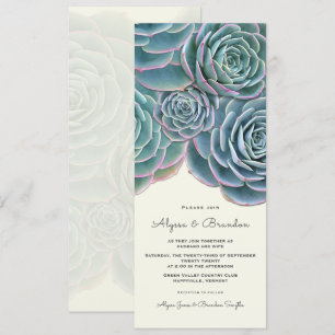Large Faire-part de mariage de bordure supérieure 