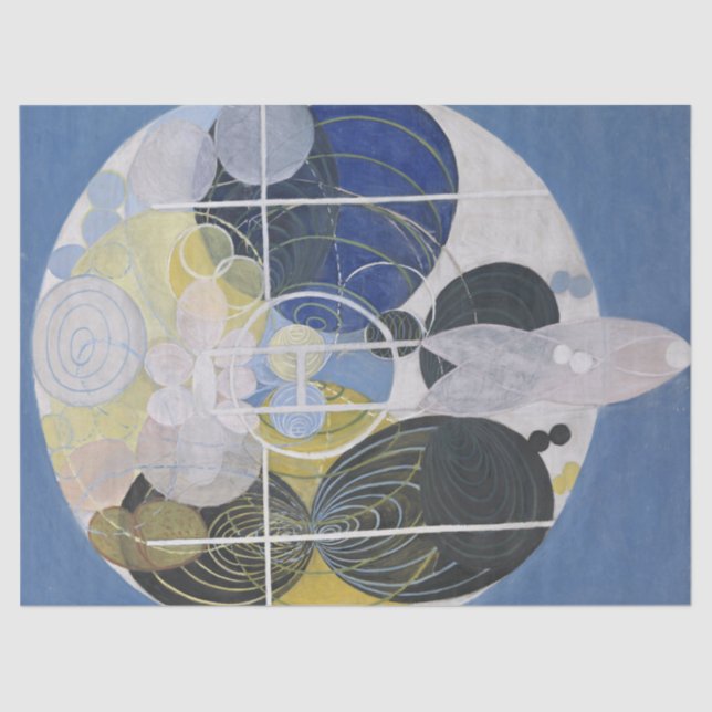 Large Figure Paintings No 5, Group 5, Hilma Klint Tissue Paper (Front)