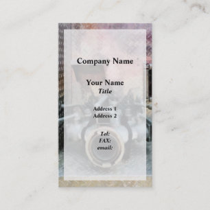 Large Fire Hose Nozzle Business Card