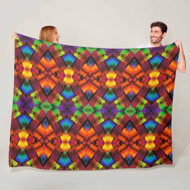 Large Fleece Blanket Butterfly Scales (In Situ)