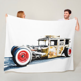 Large Fleece Blanket Rat Rod