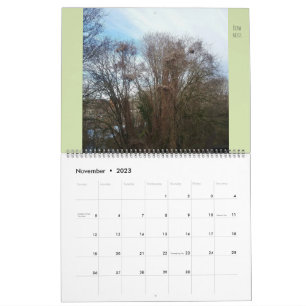 Large Flora & Fauna "Downyland" Neighbourhood Calendar