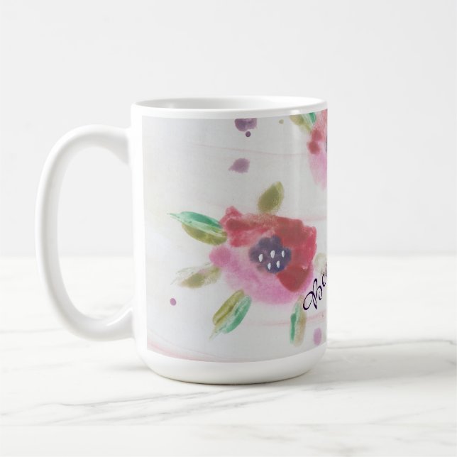 Large Floral Mug (Left)