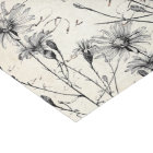 LARGE French Script Wildflower Dragonfly Decoupage