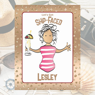 Large Funny Cruise Door Sign For Her - Girls Trip  Magnetic Dry Erase Sheet