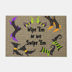 Large Funny Halloween Doormat 
