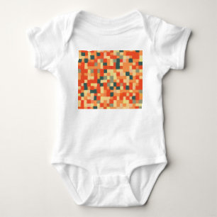 Large Geometric: Seamless Abstract Pattern. Baby Bodysuit