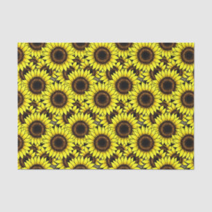 Large Golden Yellow Sunflowers   Tissue Paper