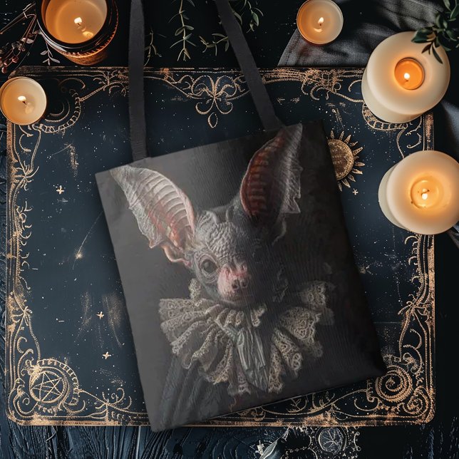 Large Gothic Bat Tote Bag (Creator Uploaded)