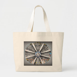 Large Hadron Collider  particle accelerator Tote Bag