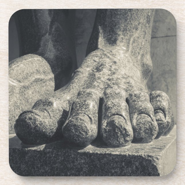 Large Hermitage building, sculpture foot Coaster (Front)