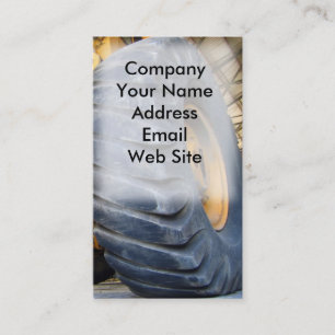 Large Industrial Tire Business Card