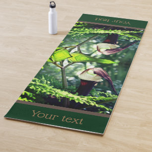 Large Jack In The Pulpit Flower Personalized Yoga Mat