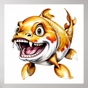 Large Koi Carp - Archival Art Print