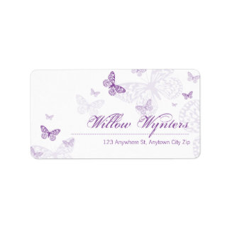 LARGE LABEL SEALS :: butterflies 3