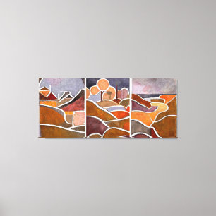 Large Landscape Triptych Canvas Print