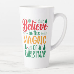 Large Latte Mug, 17 oz – Believe in the Magic of C Mug