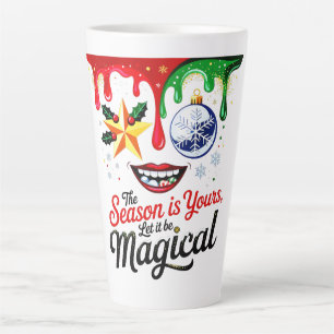 Large Latte Mug   Magical Season Cozy Winter