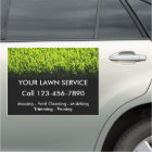 Large Lawn Service Advertising Car Magnet Template