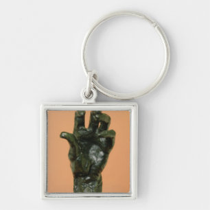 Large Left Hand (bronze) Keychain