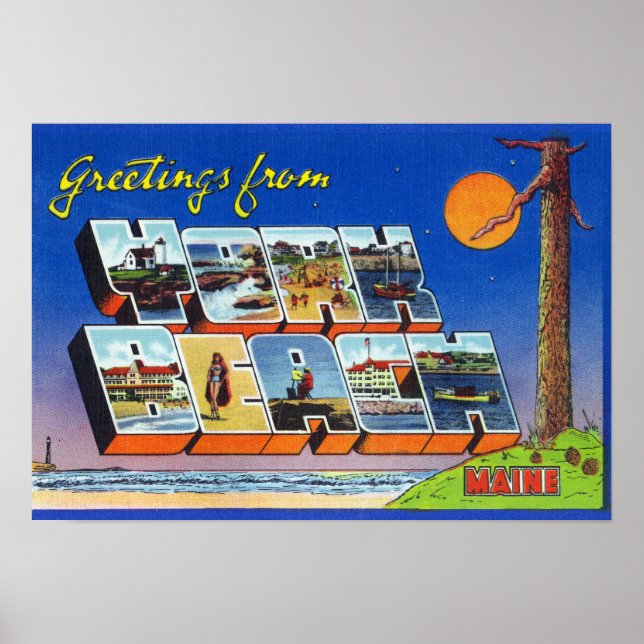 Large Letter Scenes, Greetings From 3 Poster (Front)